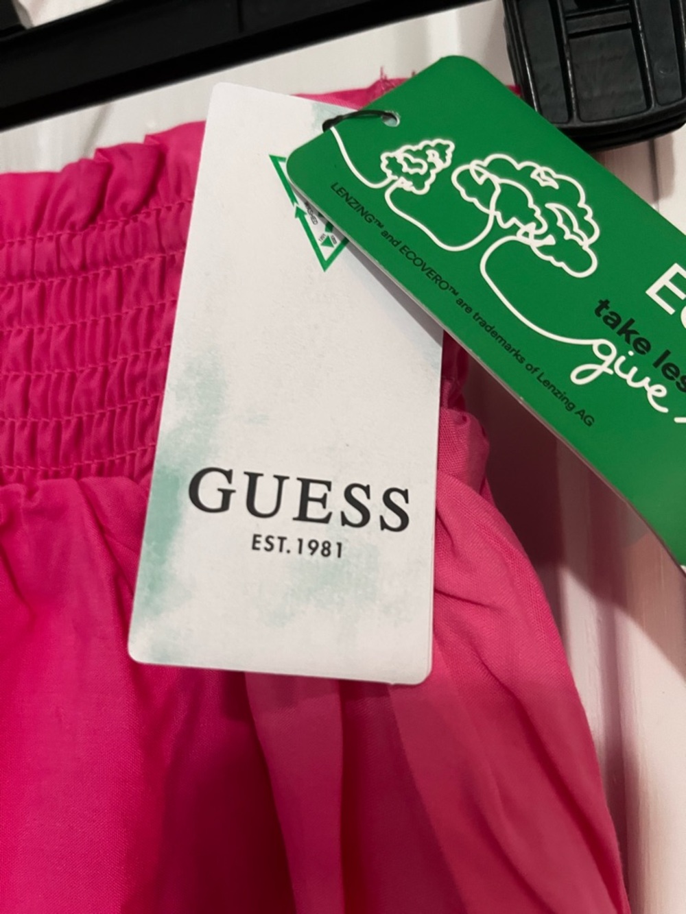 GUESS Hot Pink Ruffled Mini Skirt - Picture 3 of 8